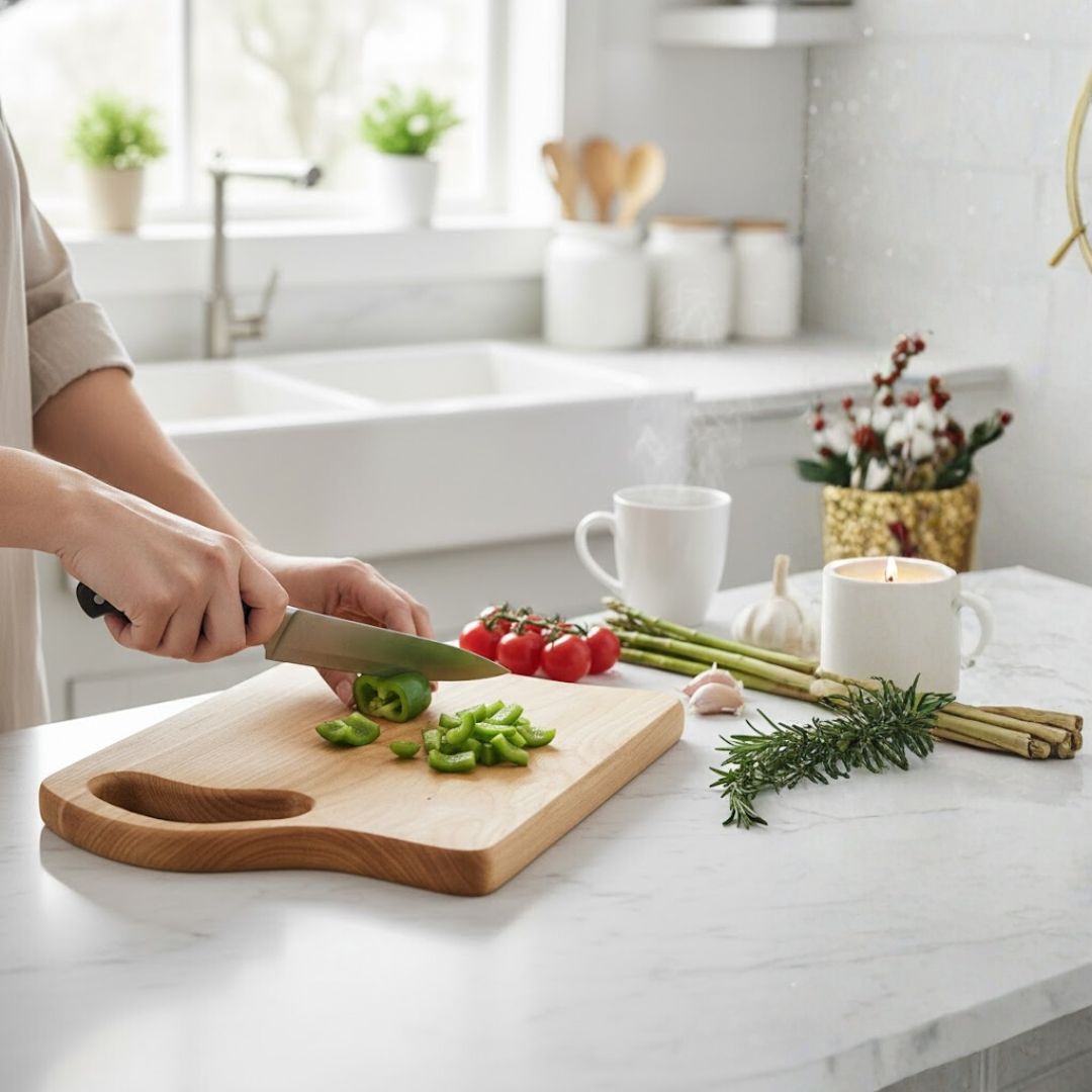 Square Wave Chopping Board for Eco-Friendly Cooking